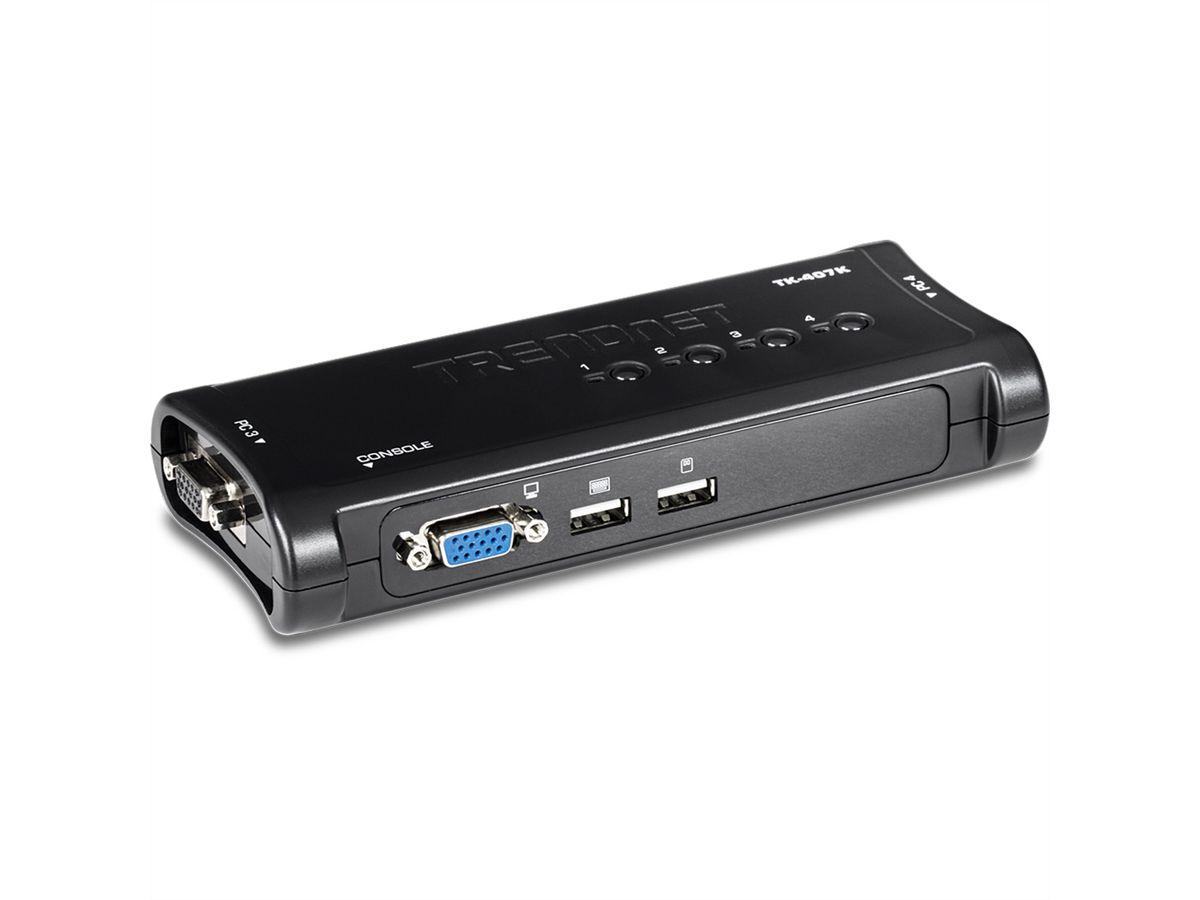 TRENDnet TK-407K KVM-switch 4-poorts USB-kit