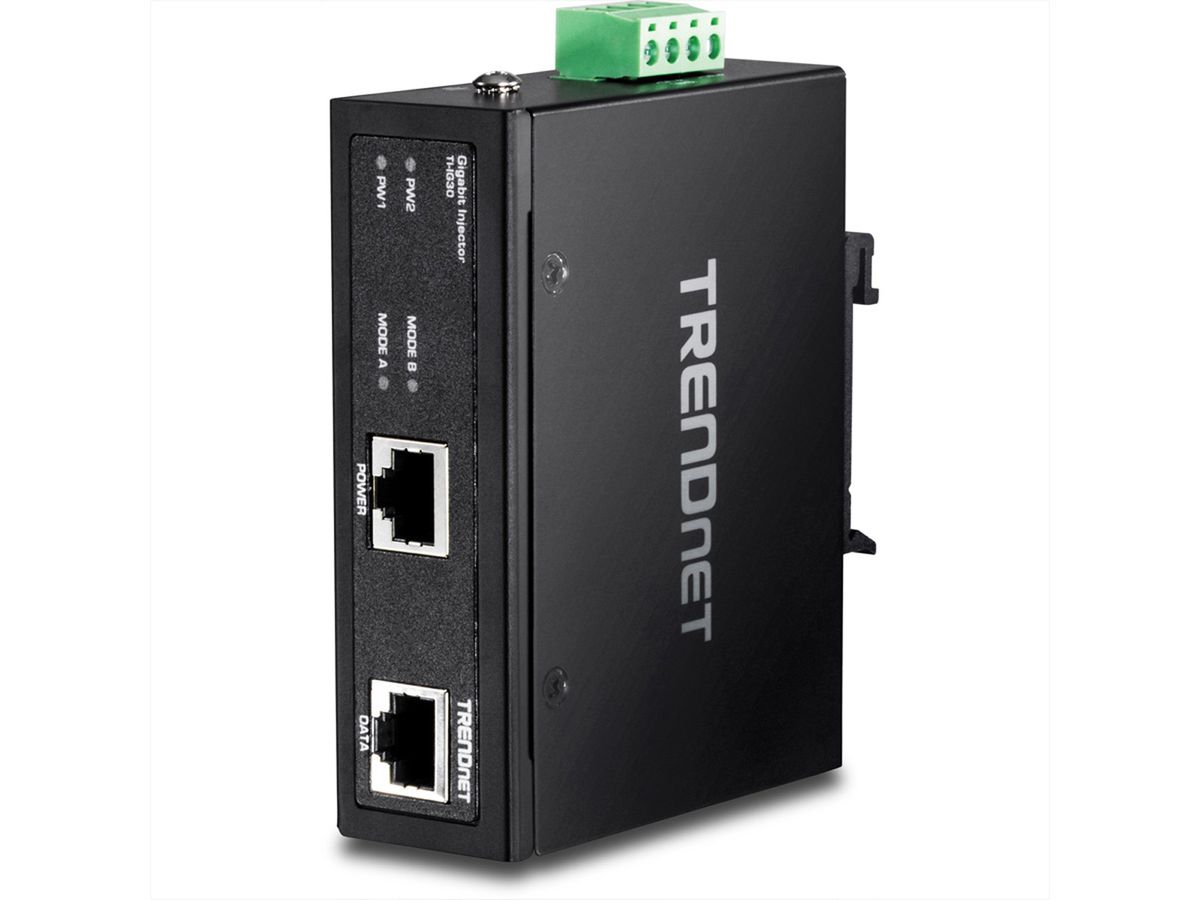 TRENDnet TI-IG30 Geharde industriële Gigabit PoE+ injector