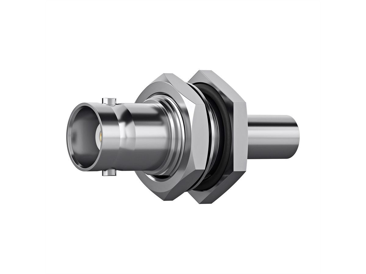TELEGÄRTNER BNC-Kabeleinbaubuchse 50 Ohm für  RG-58C/U