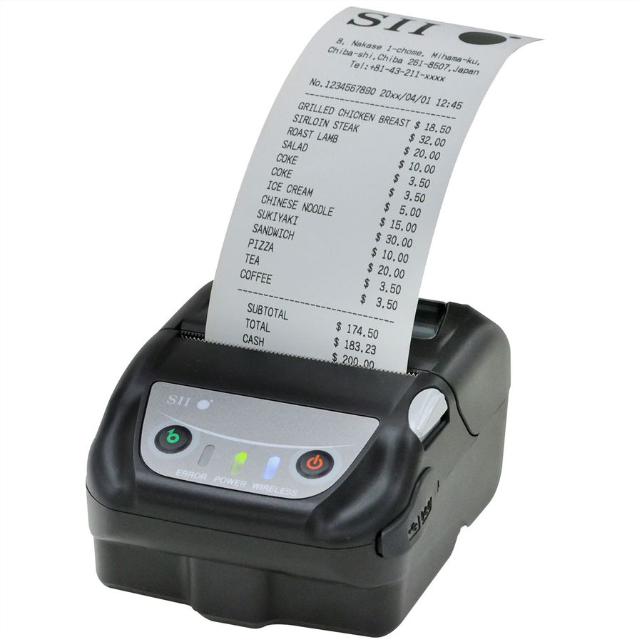 SEIKO MP-B21L mobile label printer Bluetooth, USB