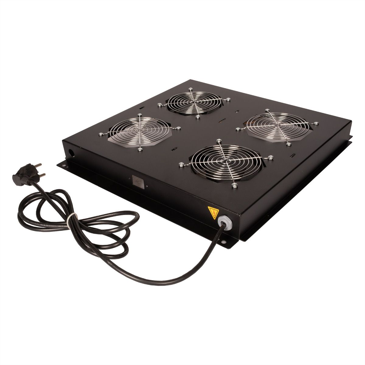 ROLINE 19" roof fan unit with 2 fans, ON/OFF black