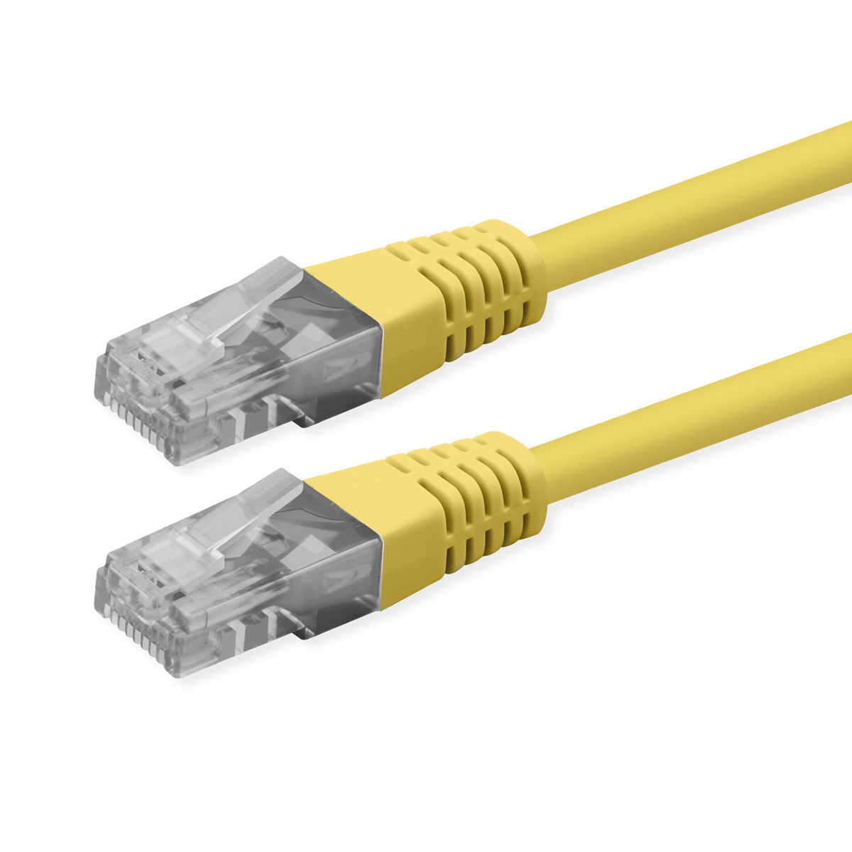 ROLINE Cat.6 (Class E) Patch Cable, UTP, PoE, geel, 3 m