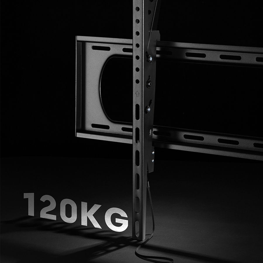 VALUE TV Wall Mount, 80mm Wall Distance, <120kg, <304,8cm (120"), VESA 900x600, tiltable