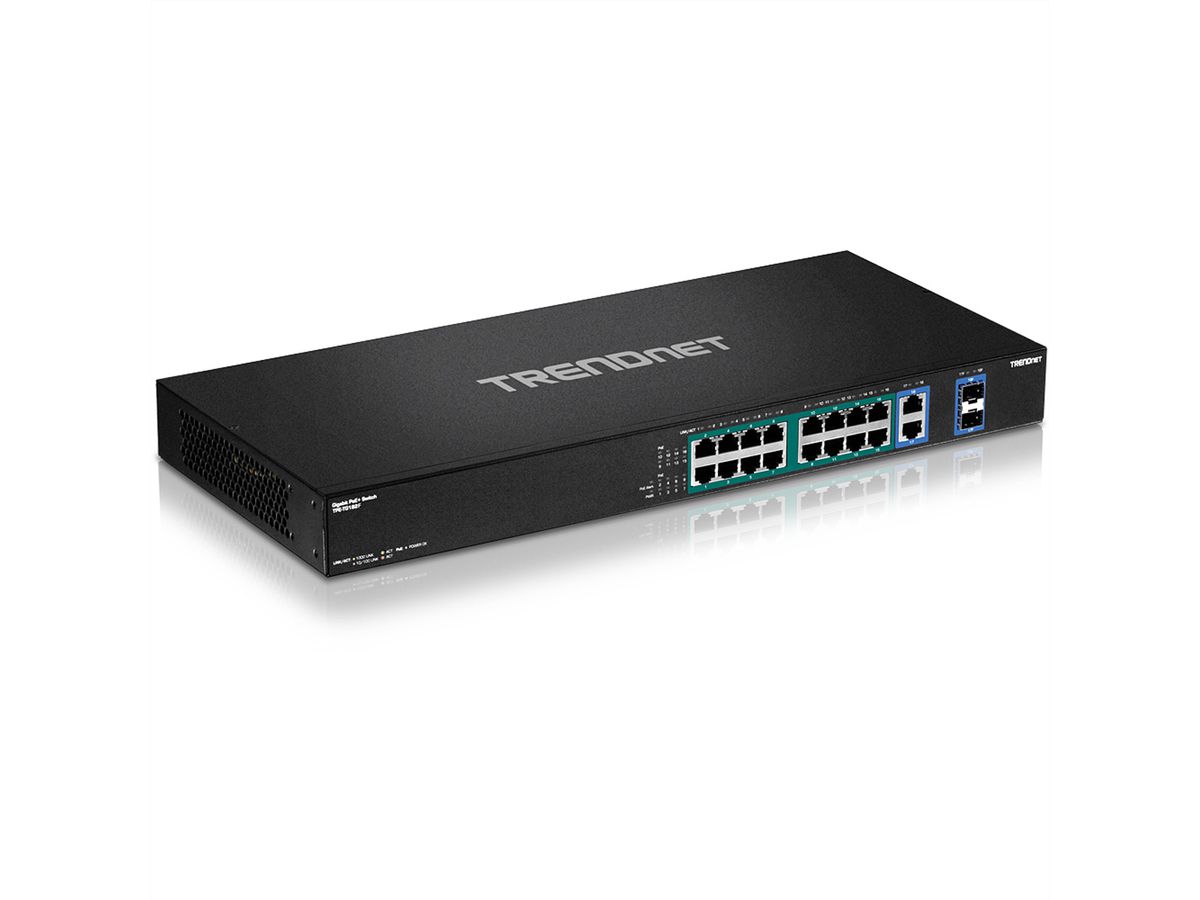 TRENDnet TPE-TG182F 18-Port Switch Gigabit High Power PoE+ 440W