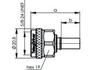 TELEGÄRTNER N-Kabelstecker, crimp/crimp, G37