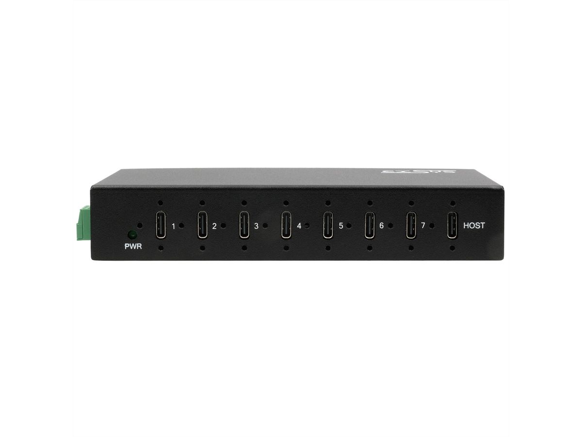 EX-12277HMS 7-Port USB 3.2 Gen 2 Metall HUB, mit 7x C-Anschlüsse