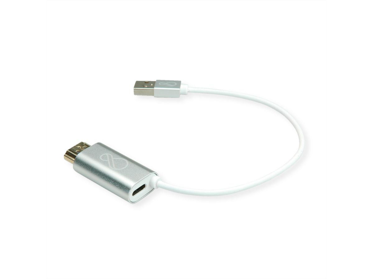 BACHMANN Ochno HDMI naar USB-C en USB-A adapter