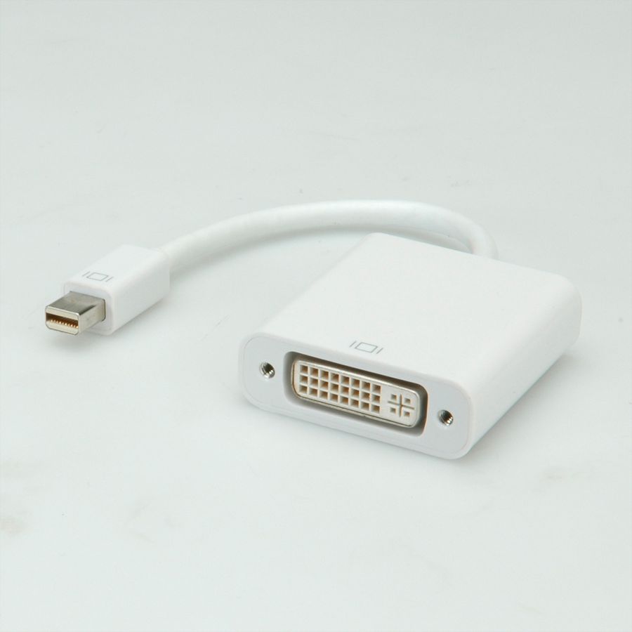 ROLINE Mini DisplayPort-DVI Adapter, Mini DP M - DVI F