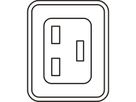 SCHROFF contactdoosstrook IEC C19, 16 A, IEC 60309-stekker, 12x IEC C19