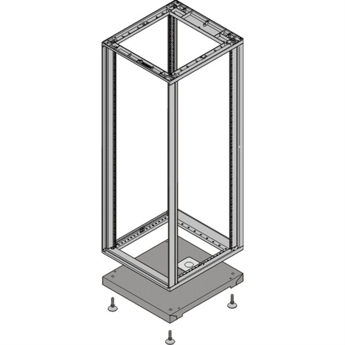 SCHROFF Novastar Base/Plinth, 45H 553W 500D