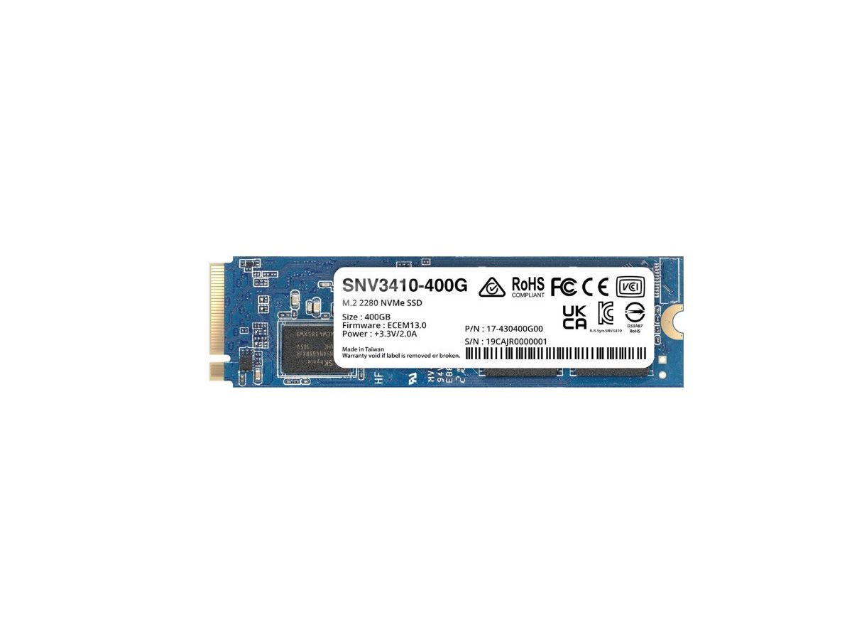 Synology SNV3410 M.2 400 GB PCI Express 3.0 NVMe