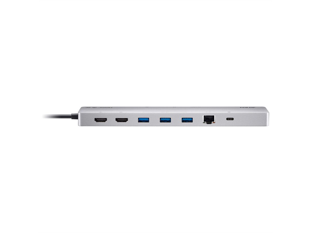 ATEN UH3240 USB-C Dock 4K Dual Display met Power Passthrough