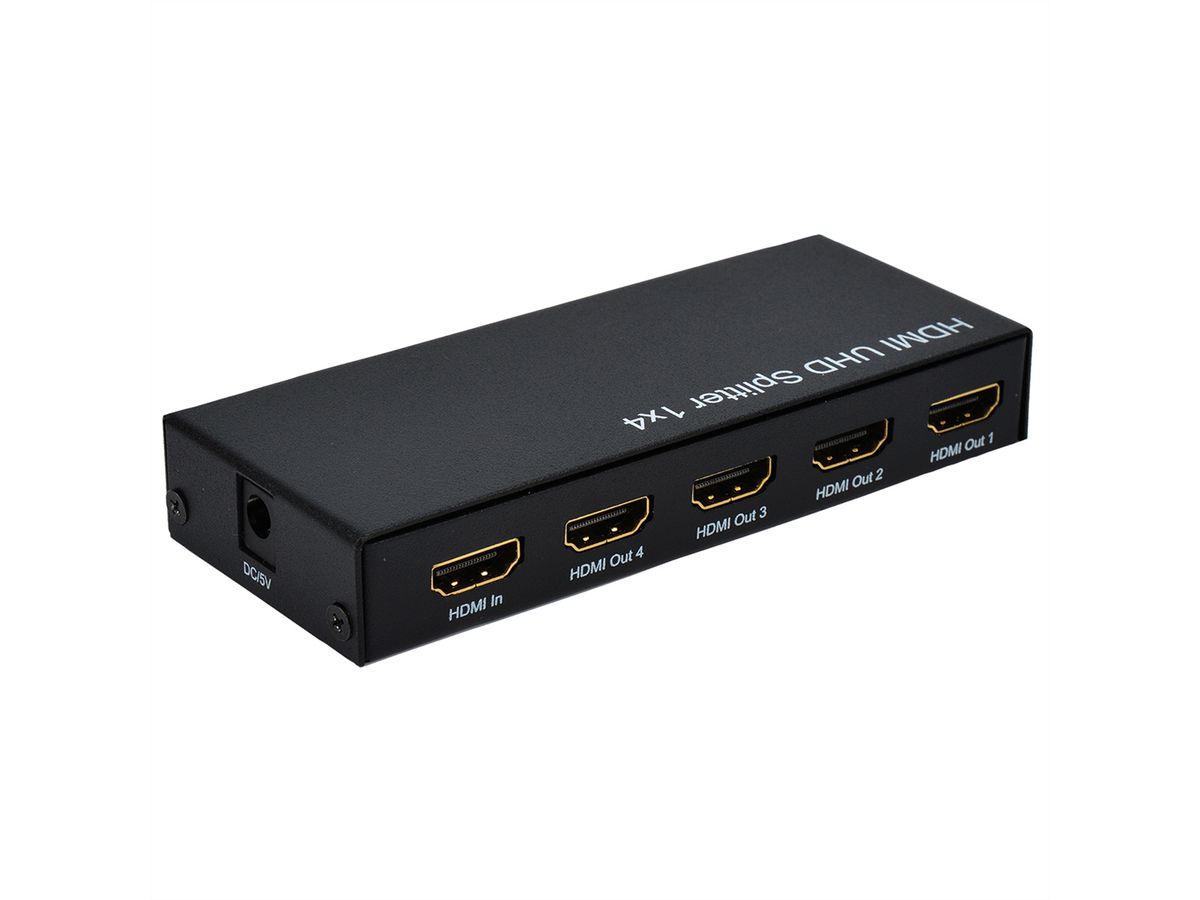 ROLINE 4K HDMI Video-Splitter, 4-voudig