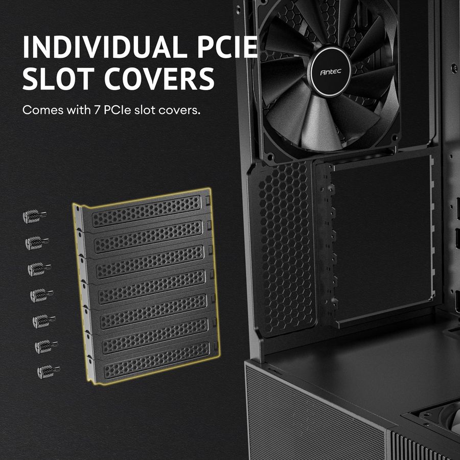 ANTEC Constellation C6 Curve Air PC Gehäuse ATX Midi Tower, schwarz