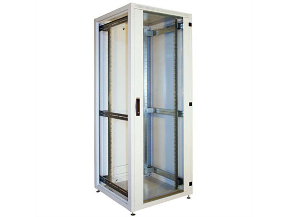 CONTEG RI7 ISeven IT-kast 42 U, 800 x 1000 mm, grijs