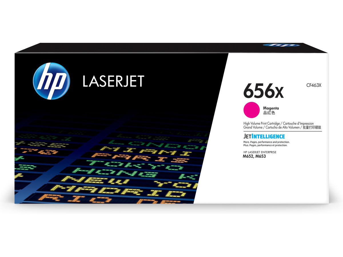 HP 656X High Yield Magenta Original LaserJet Toner Cartridge