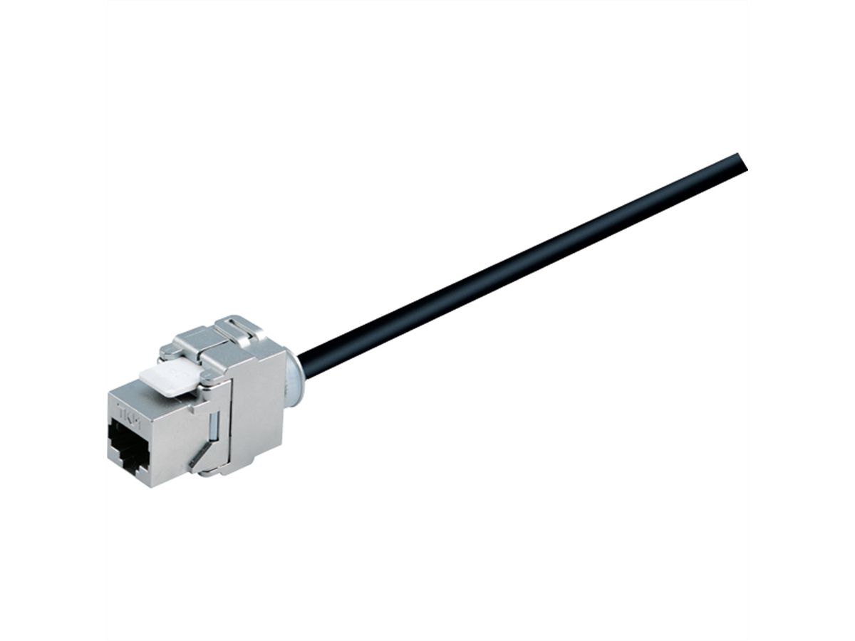 BACHMANN CAT6A RJ45 cable 5m socket, TKM Keystone