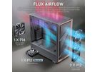 ANTEC FLUX PC case Midi Tower Gaming ATX, black