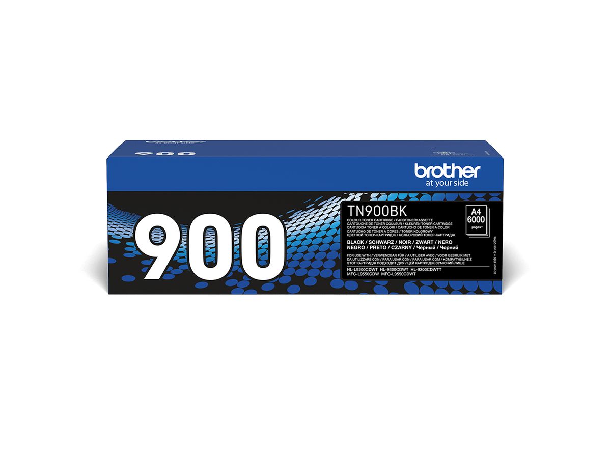 Brother TN-900BK tonercartridge 1 stuk(s) Origineel Zwart