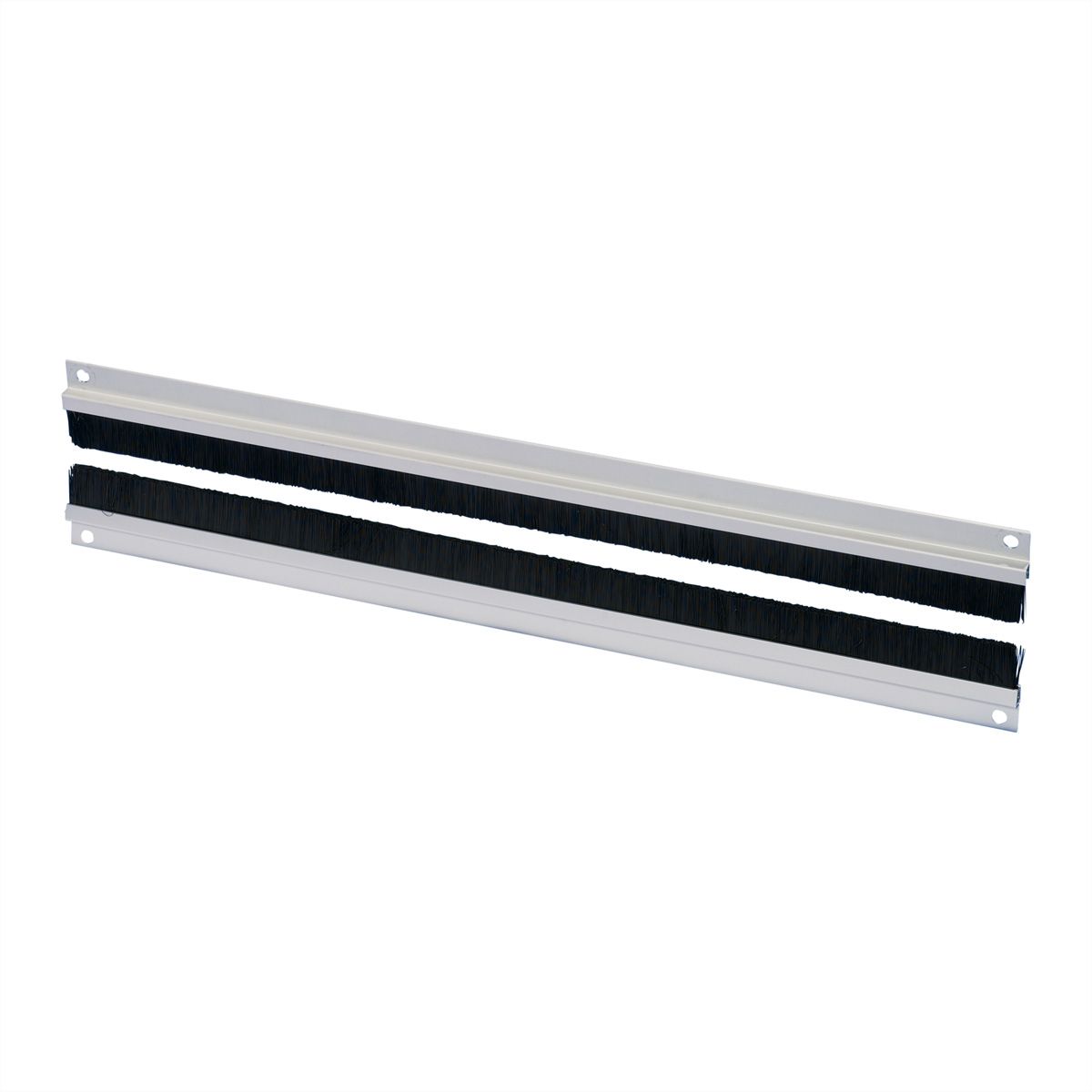 SCHROFF 19" Cable Ducting With Brush Strip, Silver
