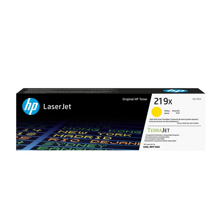 HP 219X originele high-capacity gele LaserJet-tonercartridge