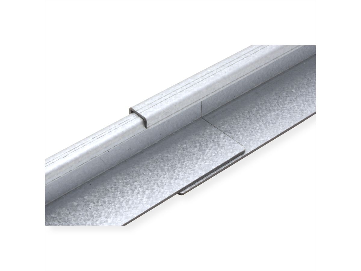 ROLINE slide rail set variable depth, 350 to 600mm incl mounting material