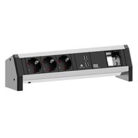 BACHMANN DESK 3x earthing contact 1x USB Charger 1x ABD GST18