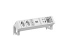 BACHMANN DESK2 wit 2xCH 1xUSB A/C 22W 1xCM 0,2m GST18 RAL9010