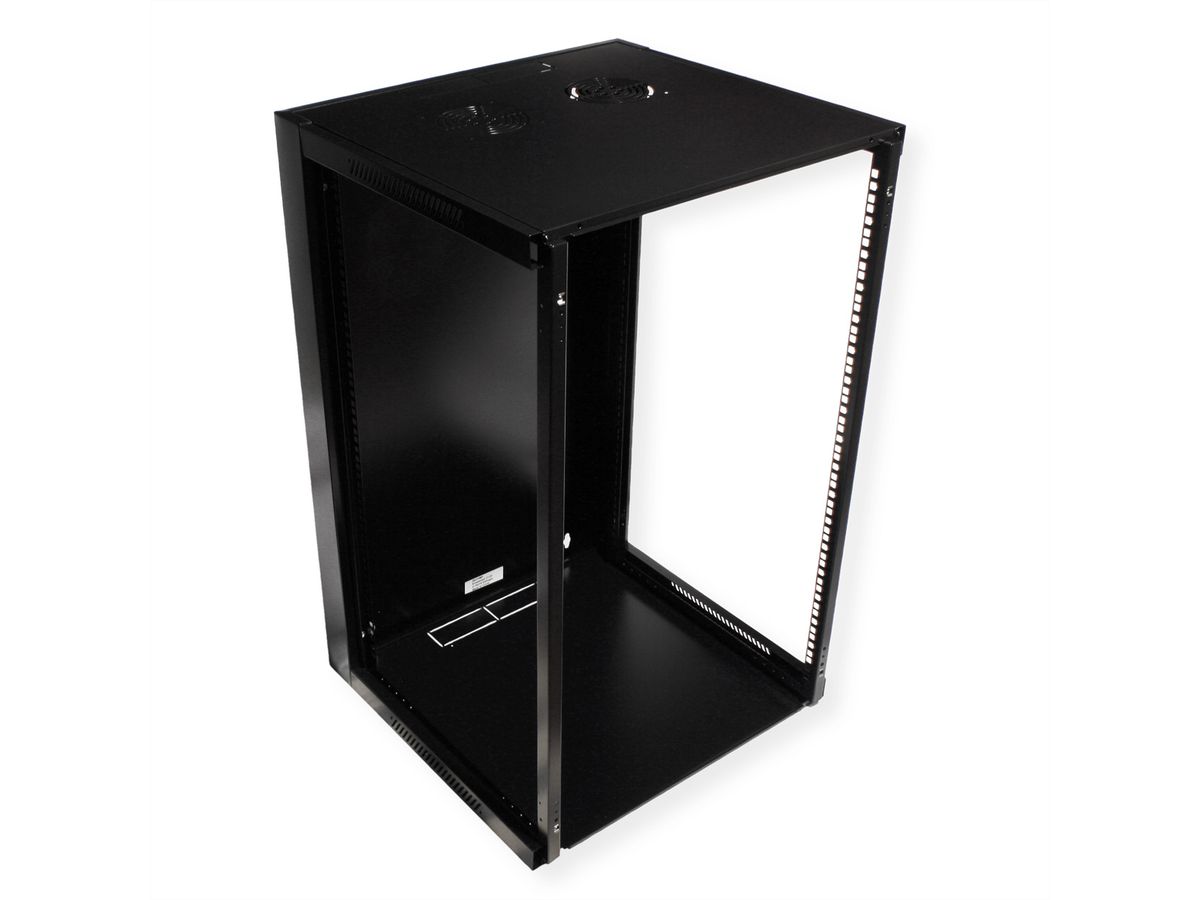 VALUE 19" Wall Mount Rack 18U, 910x570x600mm (HxWxD), black