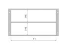SCHROFF Combined Mounting Kit for Chassis, 84:0 HP