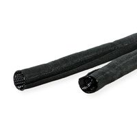 VALUE stoffen slang SNAP voor kabelbundeling, zwart, 2,5 m