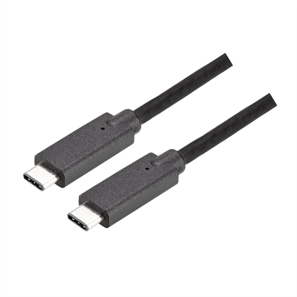 BACHMANN USB-C 3.1 Gen2 kabel, PD 100W, USB-C naar USB-C 1 m zwart
