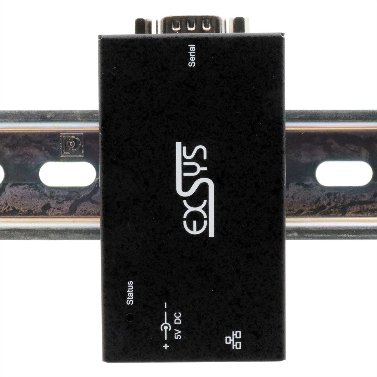 EXSYS EX-6111-2PoE 1 Ethernet PoE zu 1 x Seriell RS-232 inkl Netzteil