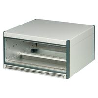 SCHROFF RatiopacPRO AIR Complete Case, Desktop, Retrofittable Shielding, Front Trim, 6/7 U, 84 HP, 315 mm