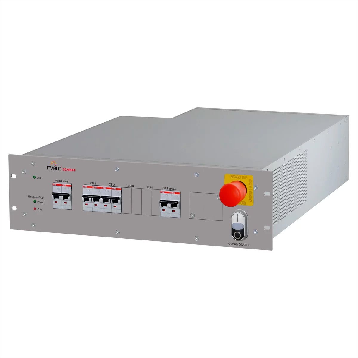 SCHROFF Rack Safety Plus, 3 U, 120 V AC, EMC Filter