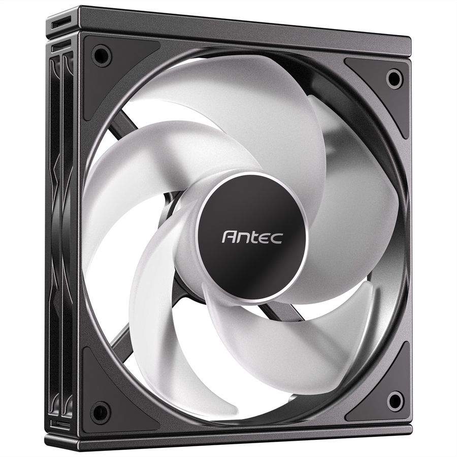 ANTEC C120 ARGB Fan Reverse PC Case Fan 120mm 3-in-1-Pack, black
