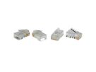 RJ45 Modulaire onafgeschermde Cat.6 (Class E) connector, 10 St.