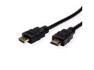 ROLINE HDMI High Speed kabel met Ethernet, TPE, zwart, 2 m
