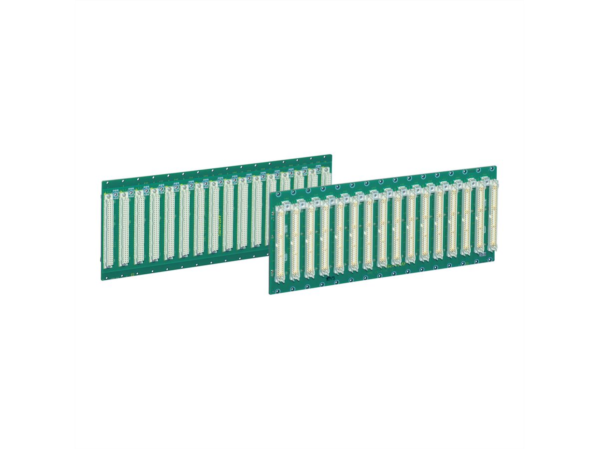 SCHROFF VMEbus J2 Backplane  3 U, 6 Slots