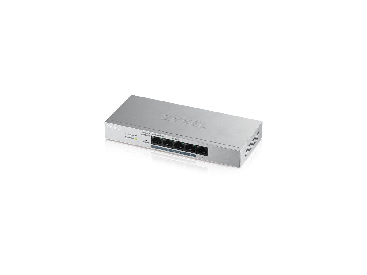 Zyxel GS1200-5HP v2 Managed Gigabit Ethernet (10/100/1000) Power over Ethernet (PoE) Grey