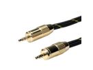 ROLINE GOLD 3,5 mm audio kabel M/M, Retail Blister, 10 m