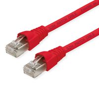 TELEGÄRTNER RJ45 Patch Cord S/FTP, Cat.6A, LSZH, red, 6 m