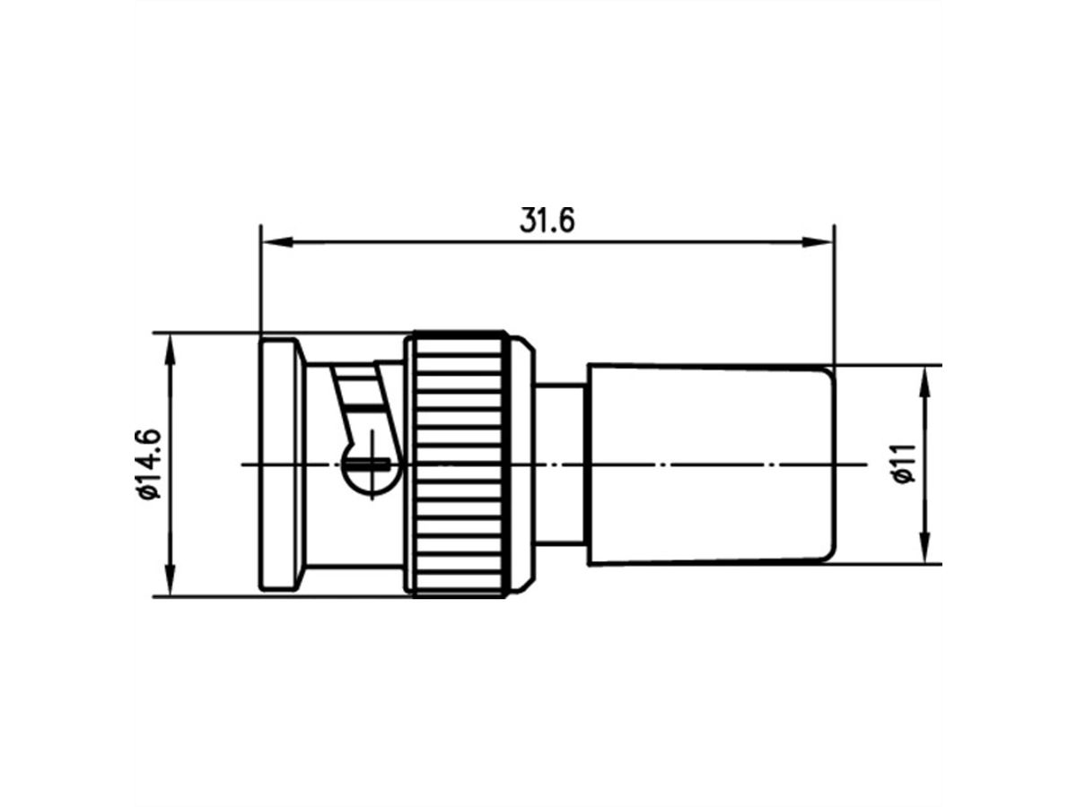 TELEGÄRTNER BNC-Abschlußwiderstand