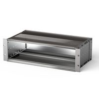 SCHROFF EuropacPRO 19" Subrack Kit for Backplane, Shielded, CompactPCI, 3 U, 235 mm