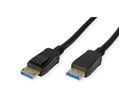 ROLINE DisplayPort-kabel, v2.0, DP M - M, zwart, 1 m