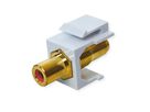 VALUE RCA Keystone Coupler, Plastic, red