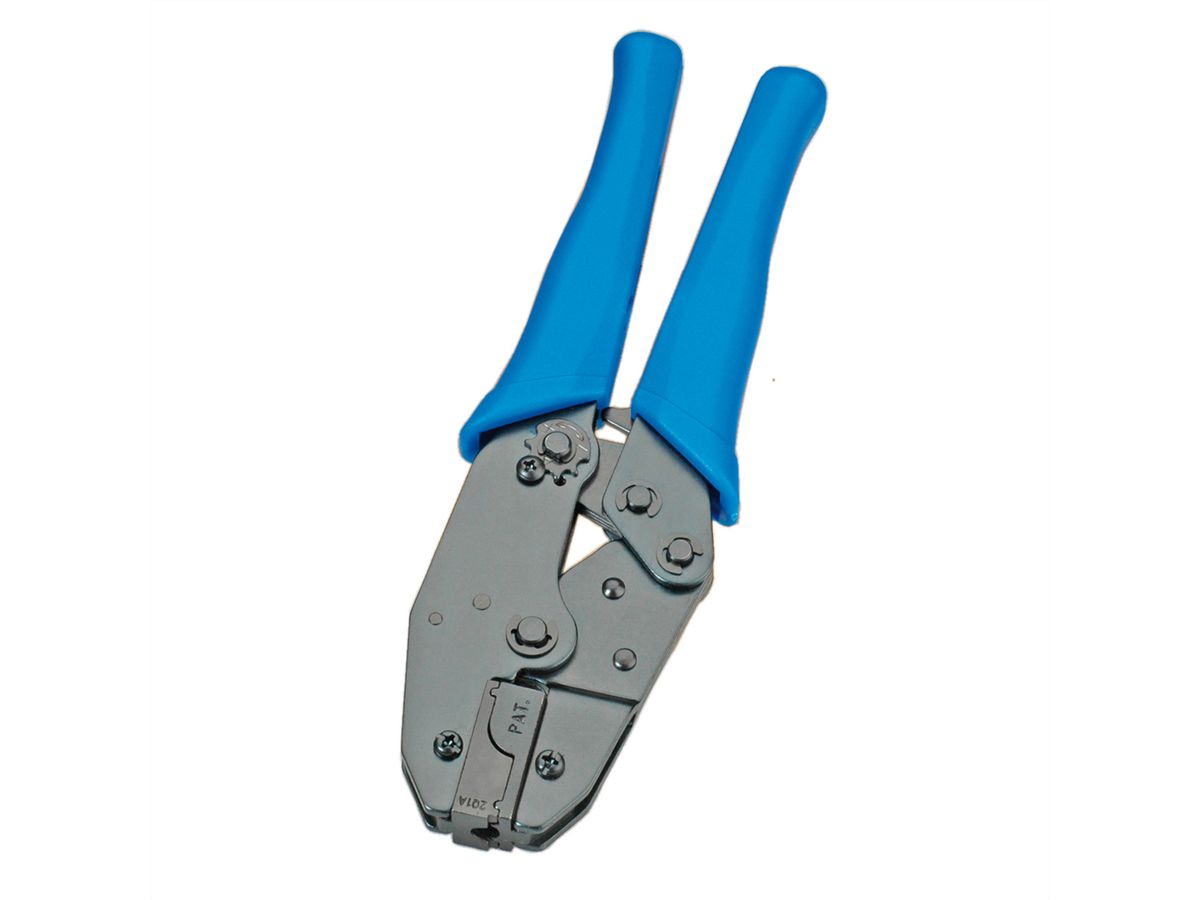 VALUE Crimping Tool for Hirose RJ-45 TM21 and TM31 Plugs, blue