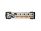 ATEN CS1734B KVM Switch VGA, PS/2-USB, Audio, USB-Hub, 4 Ports