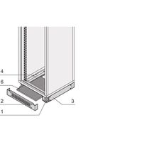 SCHROFF Eurorack Filter Mat for Base/Plinth, perforated, 800W 800D