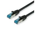 VALUE Patchkabel Kat.6A (Class EA) S/FTP (PiMF), LSOH, zwart, 15 m